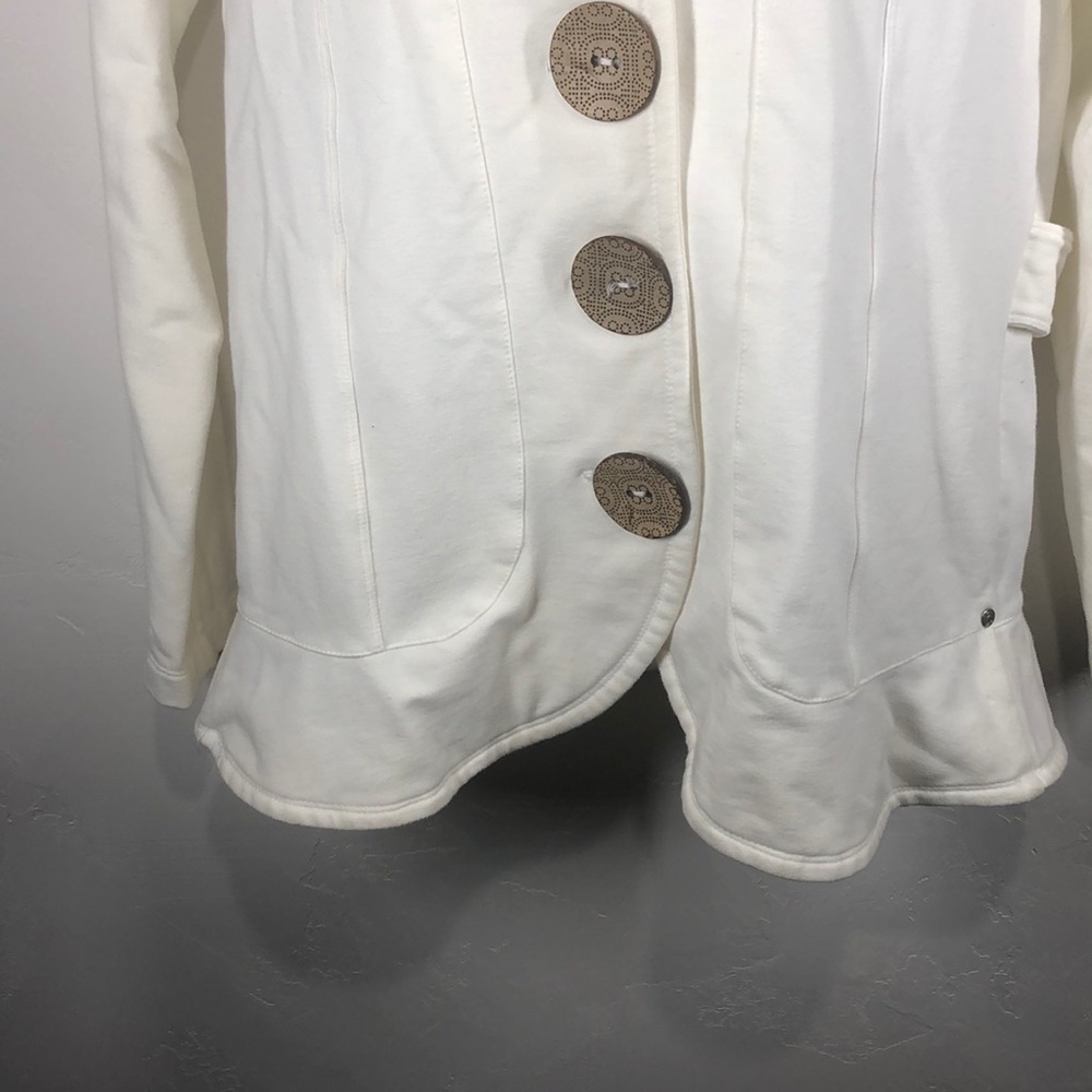 Neon Buddha off white sweatshirt jacket size large - Picture 4 of 10